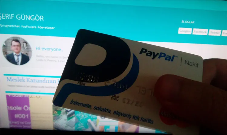 PayPal Nakit Kart devri bitiyor !